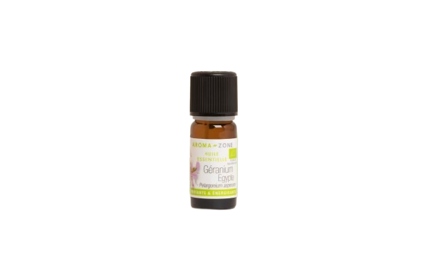 Aroma-Zone Géranium Égypte bio huile essentielle anti-moustiques longue durée peau