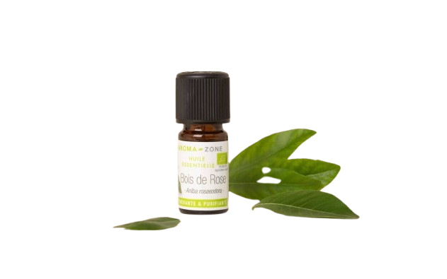 Aroma-Zone Bois de Rose bio huile essentielle anti-rides régénérant linalol