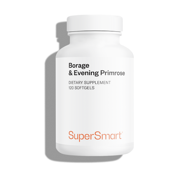 Supersmart Borage Evening Primrose capsules bourrache onagre confort féminin