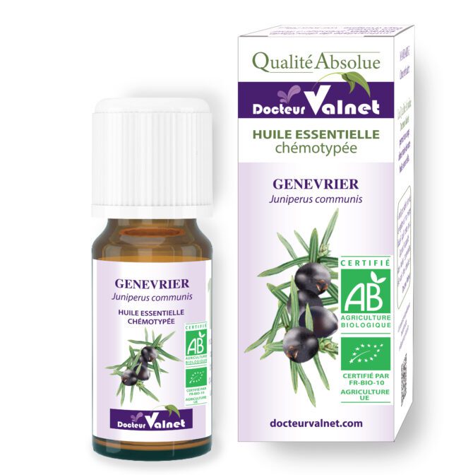 Dr Valnet Genévrier bio huile essentielle goutte rhumatismes drainage articulaire