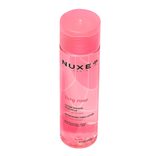 Nuxe Very Rose lotion tonique fraîcheur eau florale rose tous types de peau pharmacie