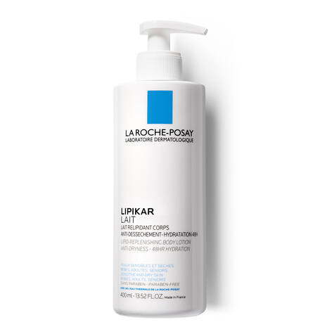 La Roche-Posay Lipikar lait relipidant corps 400 ml peaux sèches sensibles bébé adulte