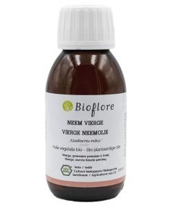 Bioflore huile de neem vierge bio 100 ml antibactérienne antifongique