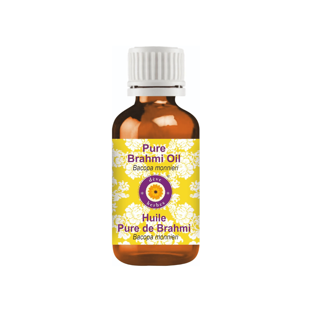 Deve Herbes Huile de Brahmi pure qualité thérapeutique 50ml bain huile cheveux