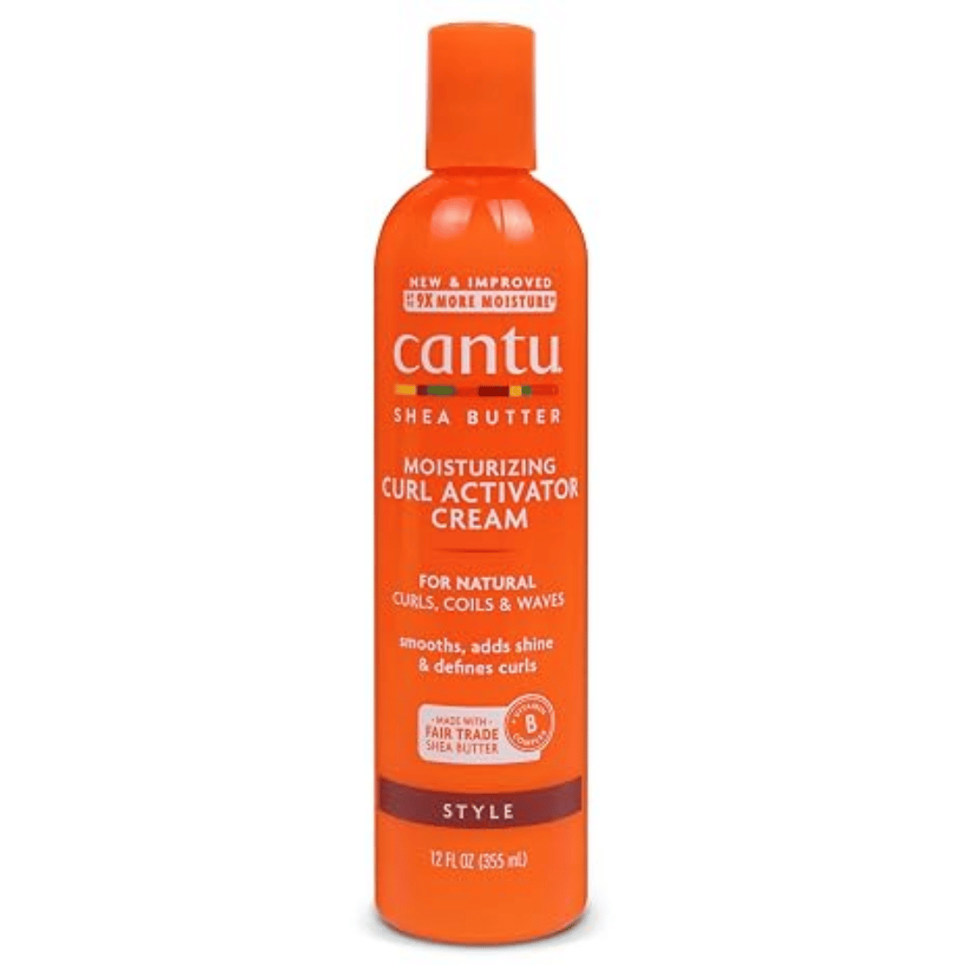 Cantu Shea Butter Moisturizing Curl Activator Cream cheveux bouclés crépus karité coco budget