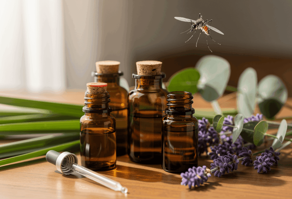 Comparatif des huiles essentielles anti-moustiques