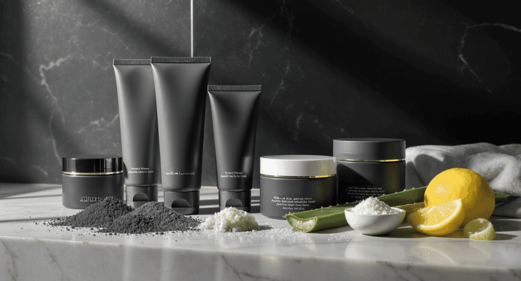 Crèmes gommages exfoliantes pour homme