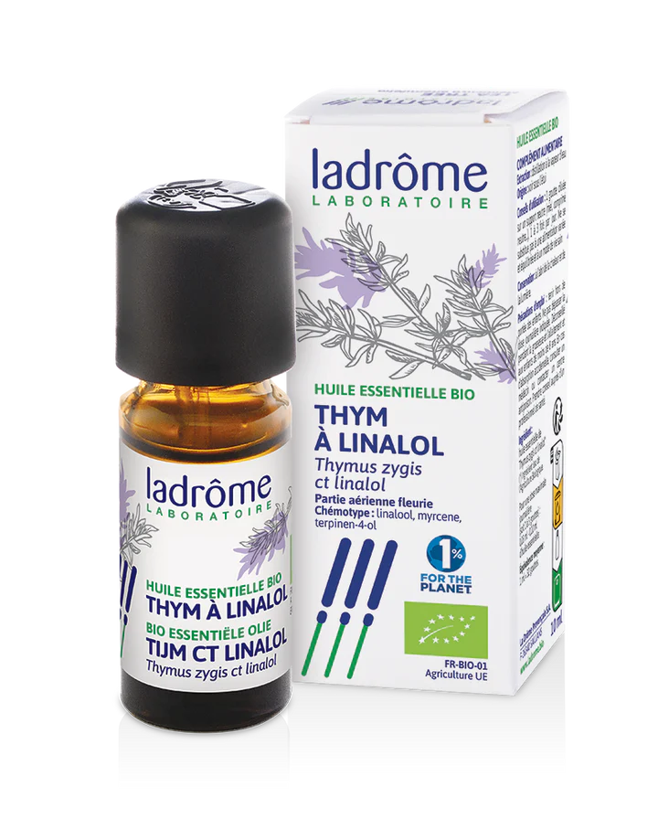 Ladrôme Thym à Linalol bio huile essentielle foie hépatoprotecteur régénérant