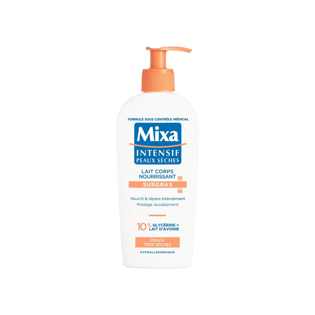 Mixa lait corps surgras huile d'onagre glycérine peaux sèches supermarché