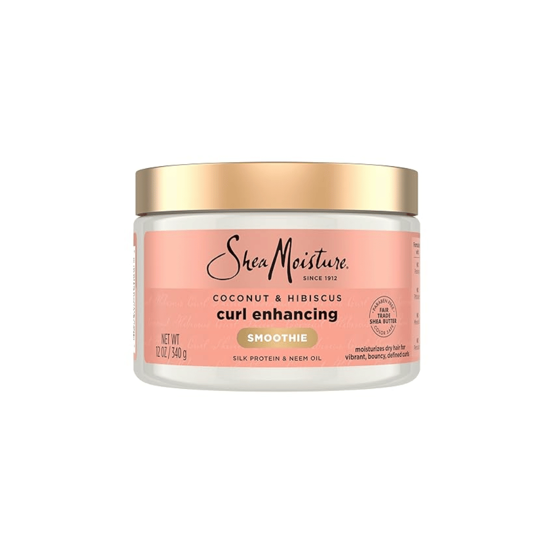 Shea Moisture Coconut Hibiscus Curl Enhancing Smoothie cheveux bouclés naturel karité coco
