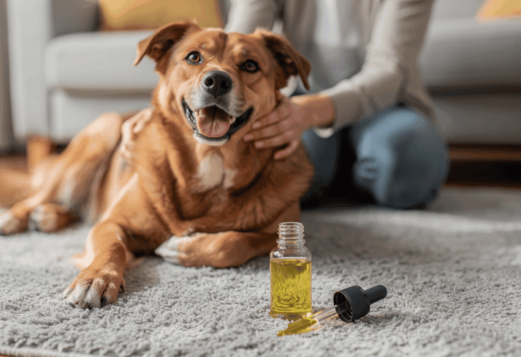 Meilleure huile de chanvre pour chien : pelage brillant, articulations souples et bien-être au quotidien