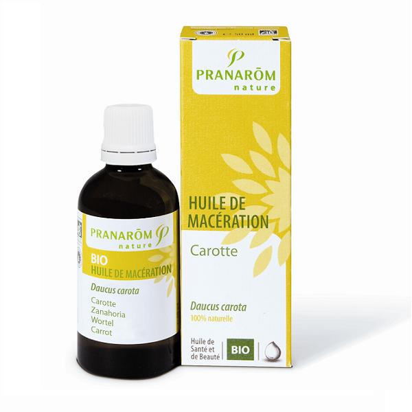 Pranarôm Huile Végétale de Carotte macérat bonne mine visage sérum anti-âge