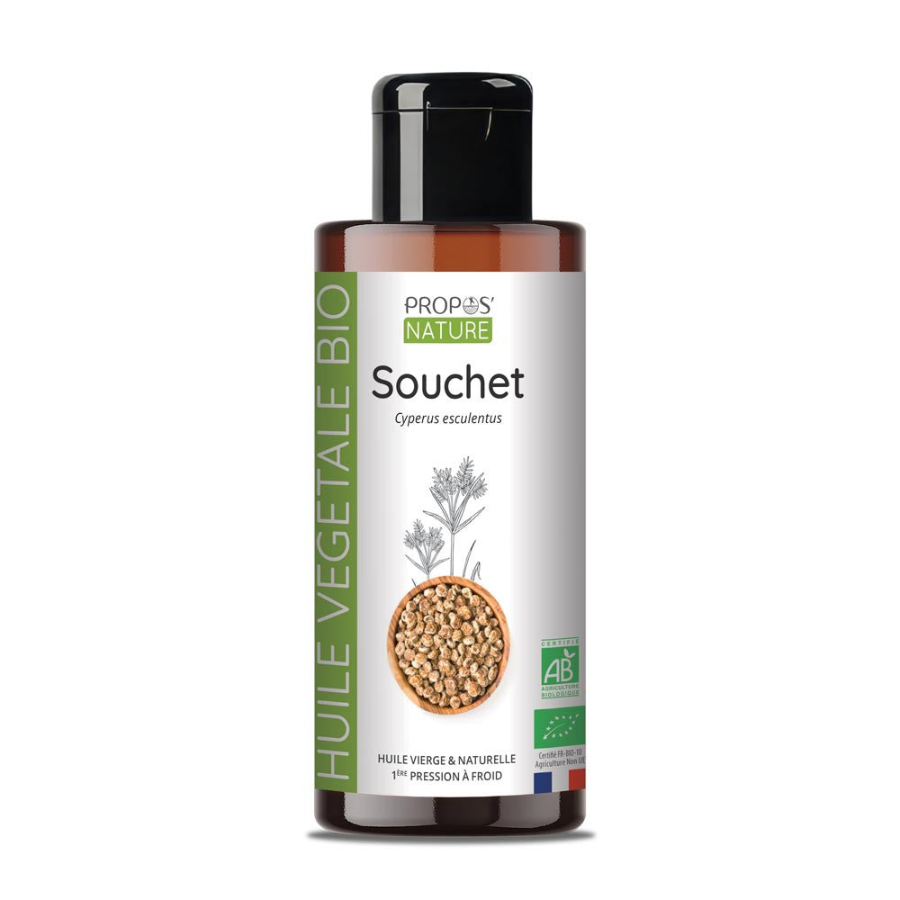 Pranarôm Huile Végétale Souchet bio pharmacie 100ml anti-repousse qualité
