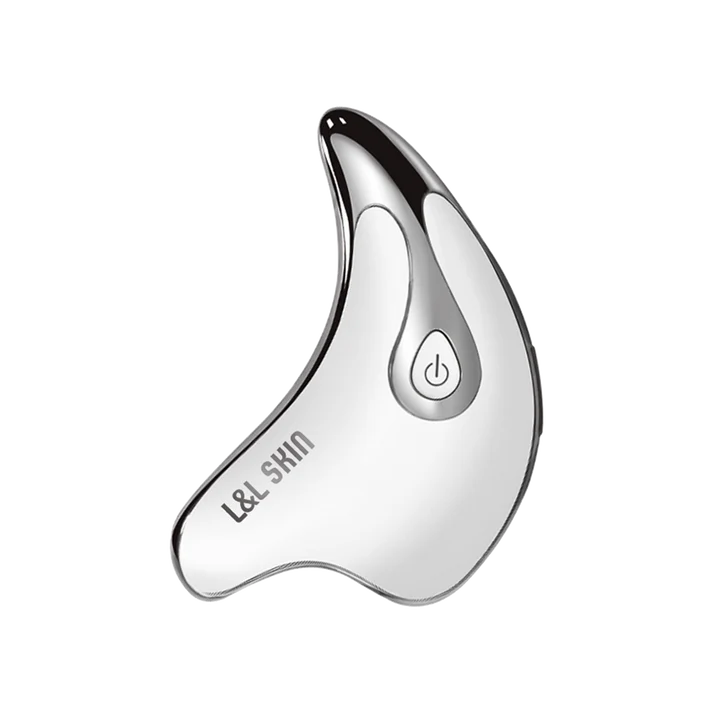 NAMI Beauty Mini Gua Sha jade blanc visage drainage peaux sensibles