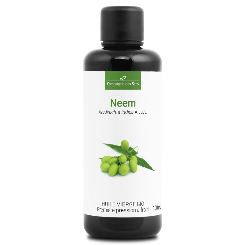 Compagnie des Sens huile végétale neem vierge bio 100 ml flacon verre opaque