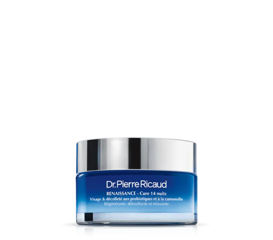 Dr Pierre Ricaud cure nuit visage décolleté collagène acide hyaluronique probiotiques anti-âge