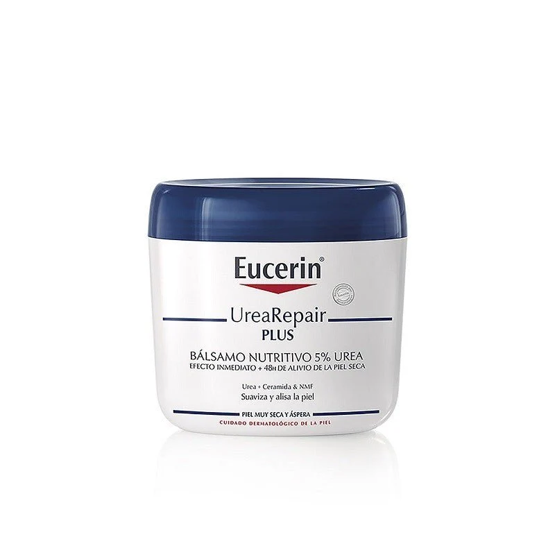 Eucerin UreaRepair Plus baume 5% urée céramides NMF peaux très sèches rugueuses craquelées