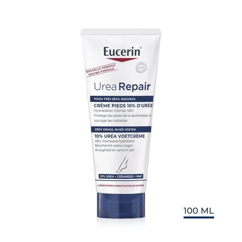 Eucerin UreaRepair Plus crème pieds 10% urée céramides NMF corne épaisse dermatologique
