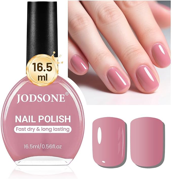 JODSONE vernis à ongles rose poudré séchage rapide grand volume longue durée manucure maison