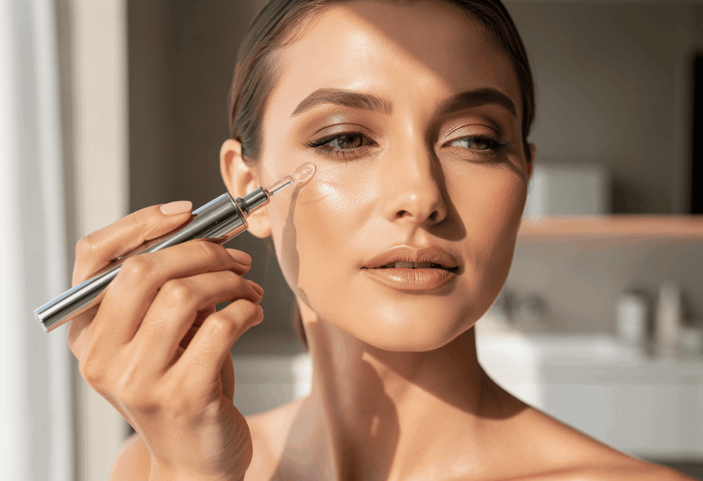 Application du soin Micro-Click Shiseido