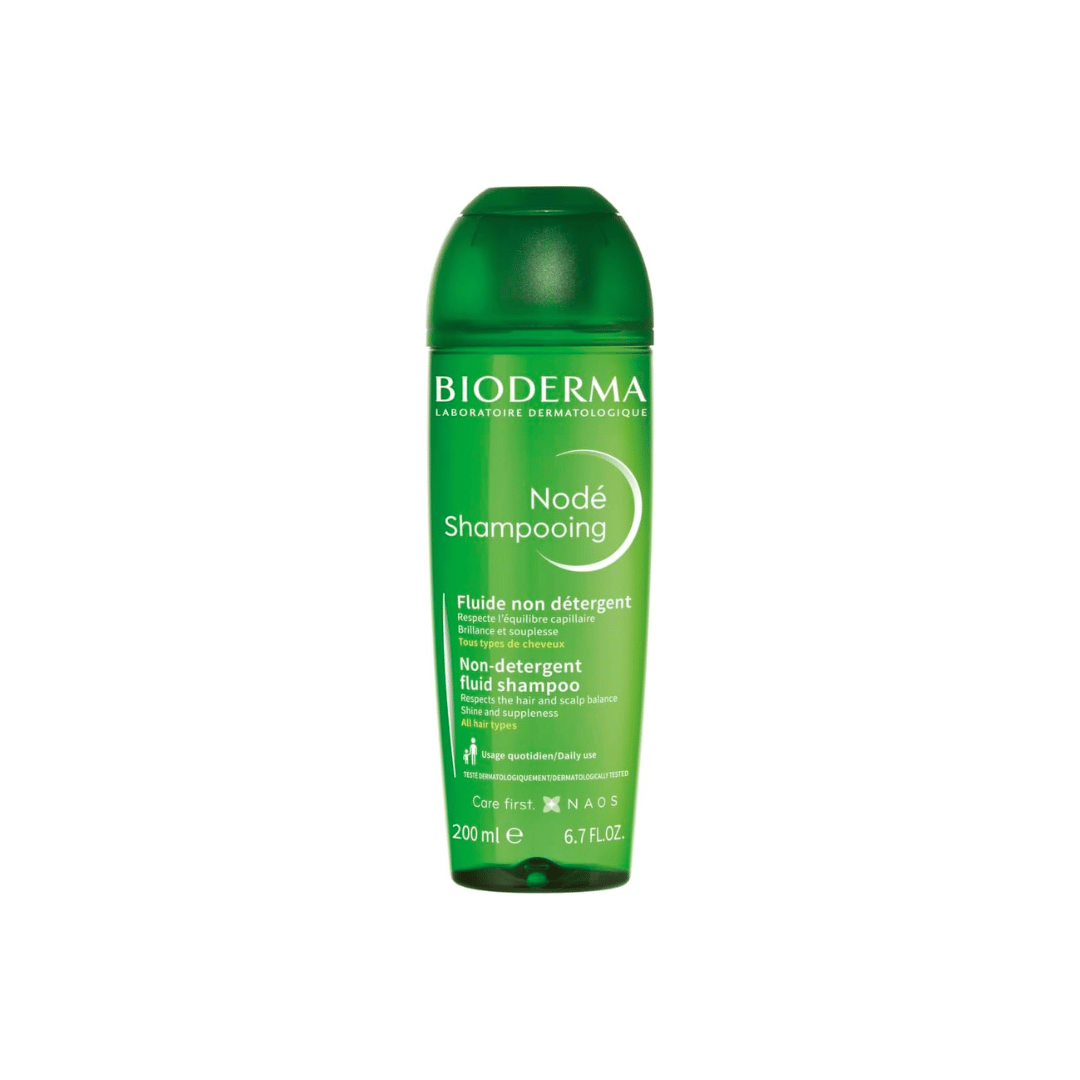 Bioderma Nodé Fluide shampooing doux dermo-compatible cuir chevelu sensible quotidien toute la famille