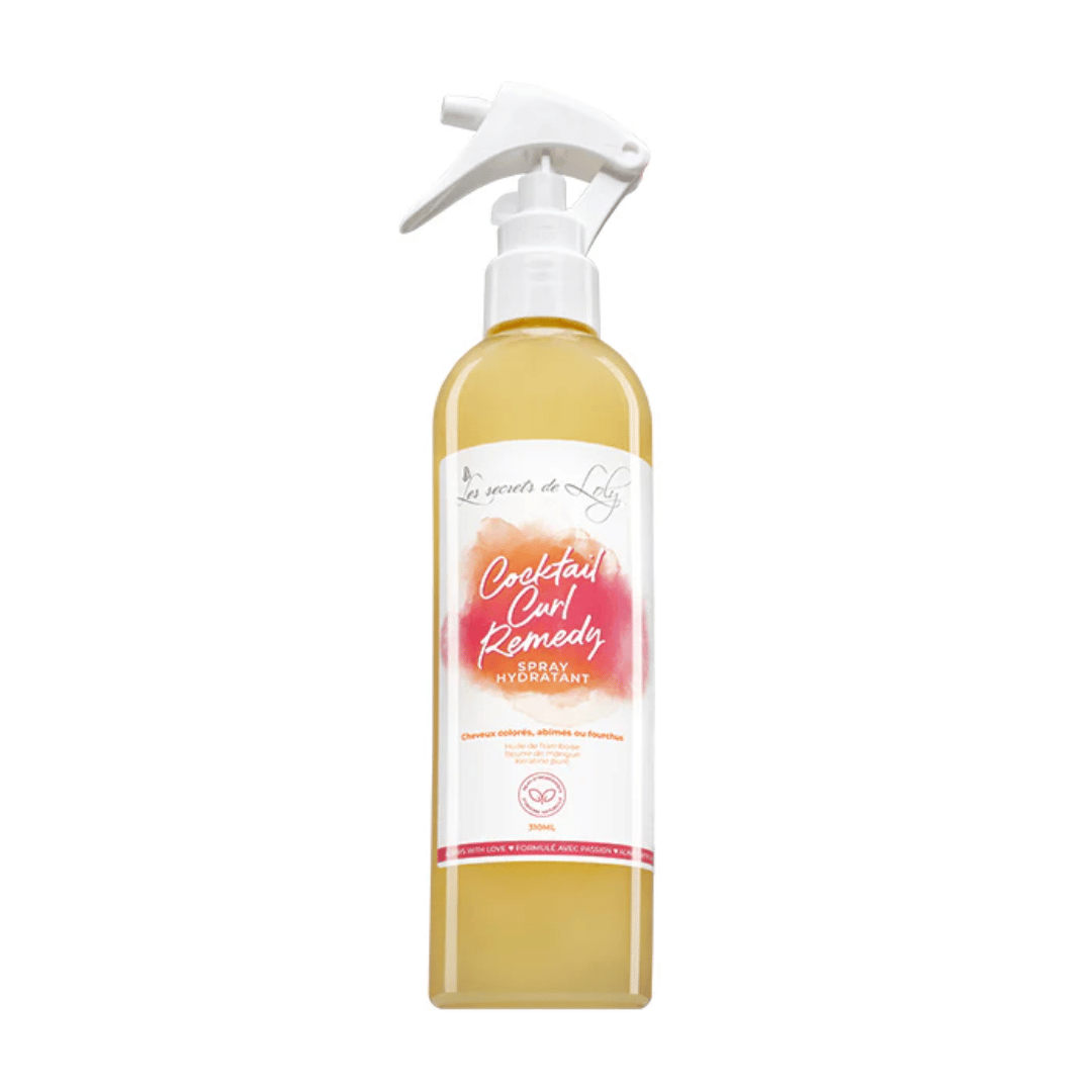 Secrets de Loly Cocktail Curl Remedy spray hydratant fortifiant cheveux texturés bio