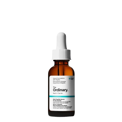 The Ordinary Multi-Peptide Serum Hair Density densifiant pousse peptides caféine biotine budget