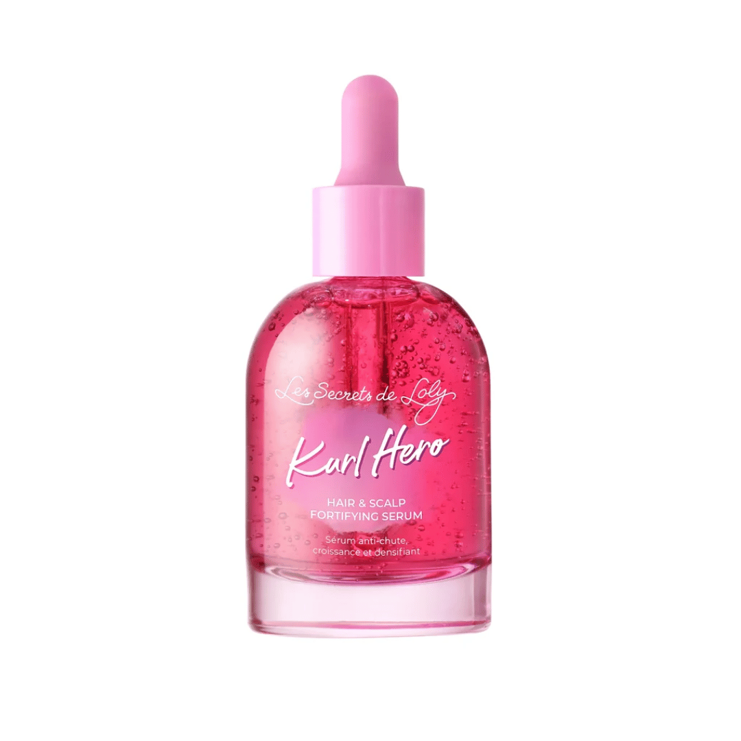 Secrets de Loly Kurl Hero sérum anti-chute croissance densifiant cheveux texturés bouclés