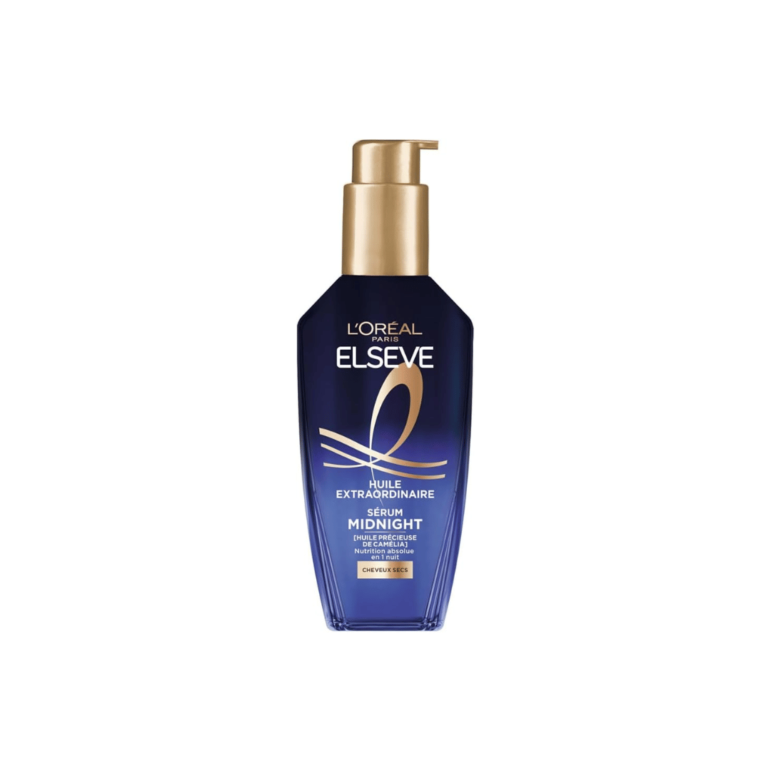 L'Oréal Paris Elseve sérum nuit camélia cheveux secs nutrition nocturne budget