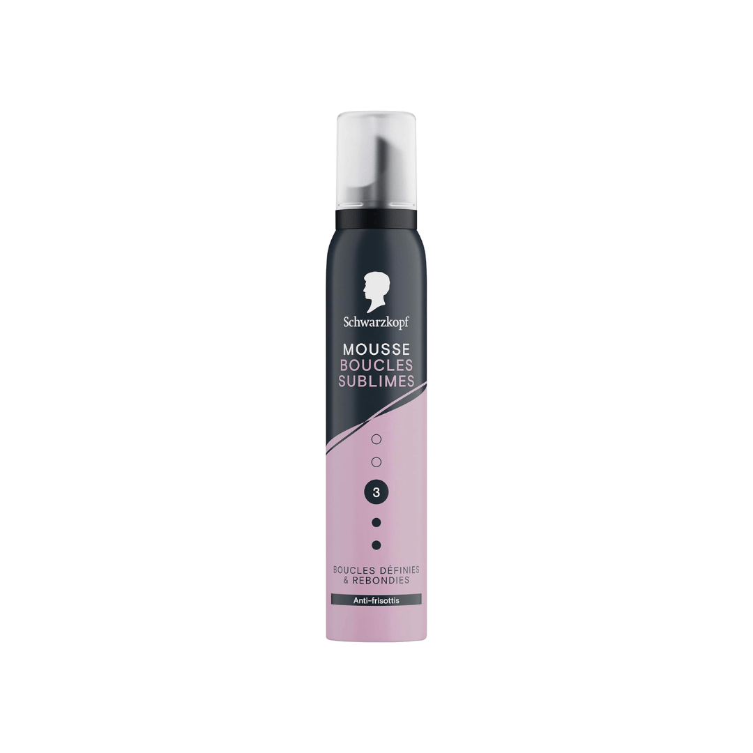 Schwarzkopf mousse boucles sublimes vegan sans silicone anti-frisottis définition naturel