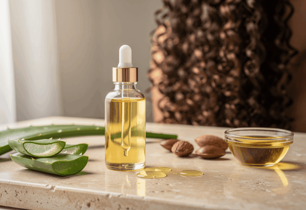 Sérum pour cheveux bouclés