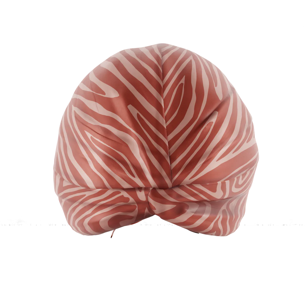 Secrets de Loly Silky Twist bonnet de nuit satin texturés bouclés ajustable