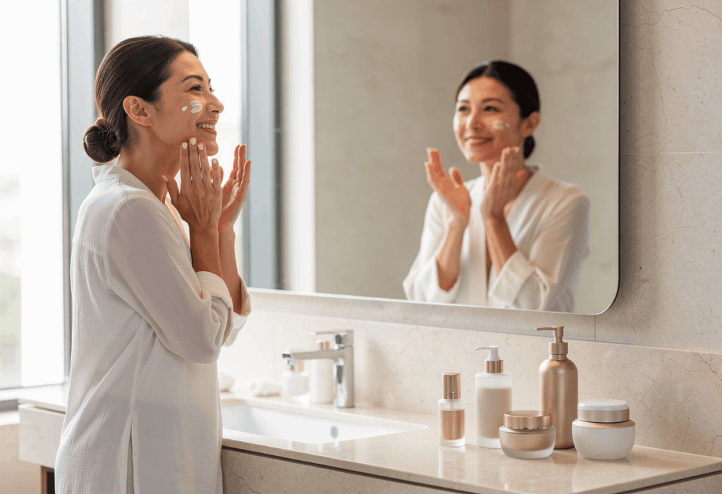 Utilisation des soins Shiseido