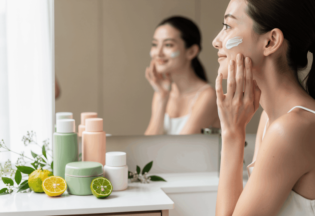 Utilisation d'un soin Waso Shiseido