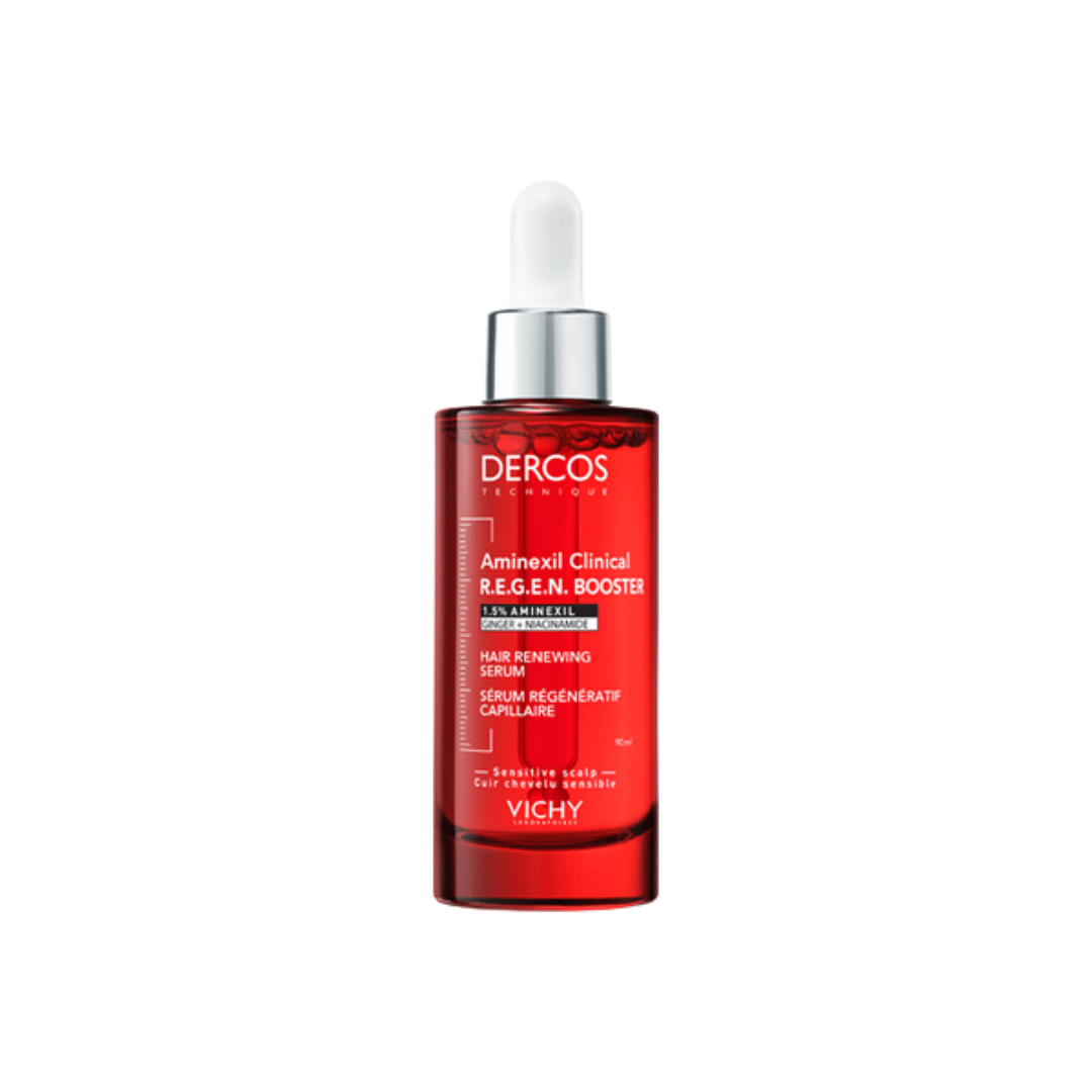 Vichy Dercos sérum R.E.G.E.N. Booster aminexil 1,5% niacinamide anti-chute dermatologique homme
