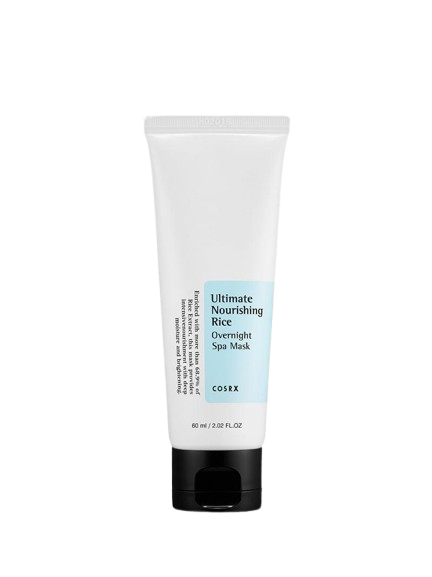COSRX Ultimate Nourishing Rice Overnight Spa Mask K-beauty coréen éclat niacinamide riz budget