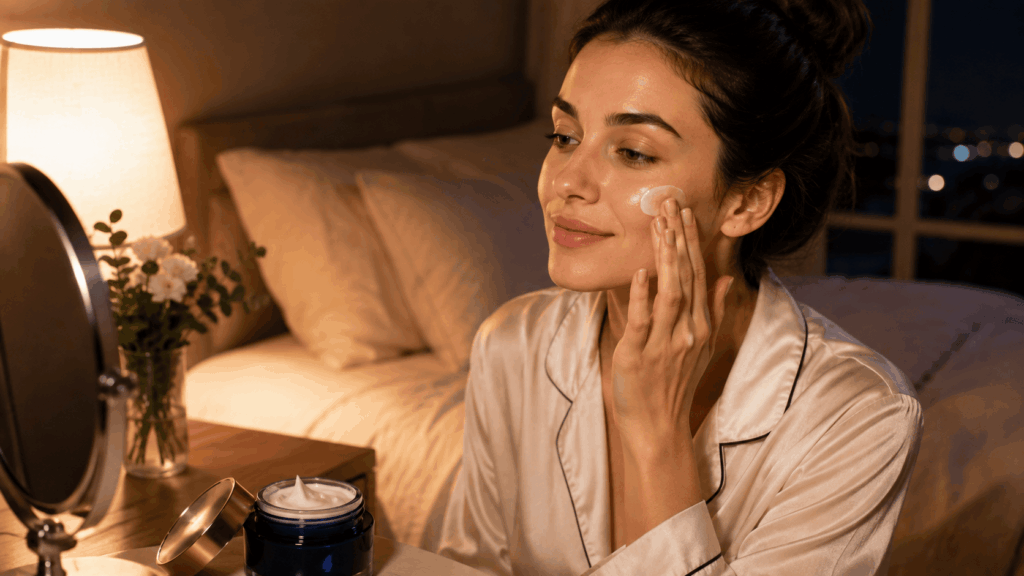 Meilleur soin de nuit visage : crèmes et sérums pour régénérer la peau pendant le sommeil