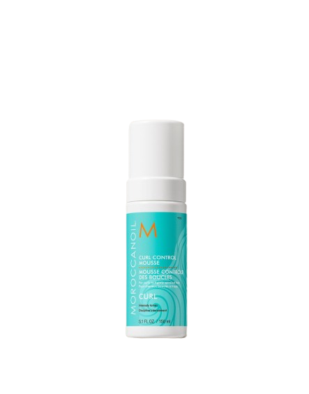 Moroccanoil Curl Control Mousse boucles contrôle anti-humidité salon premium argan