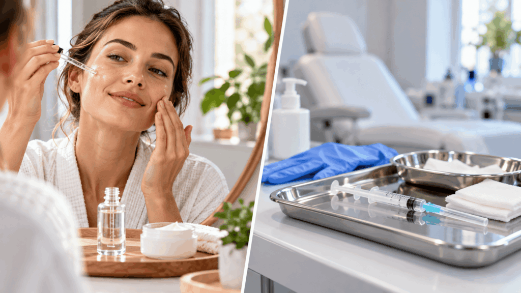 Application cosmétique ou injection deux usages différents