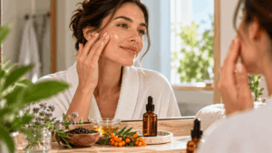 Une routine anti-âge douce au bakuchiol