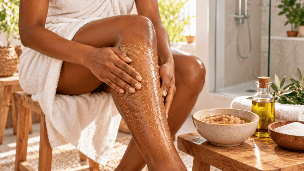 Comment bien appliquer votre gommage corps