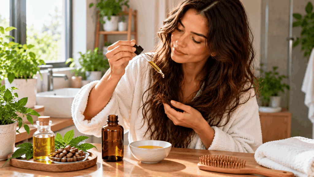 Comment utiliser l&rsquo;huile de ricin sur les cheveux ?