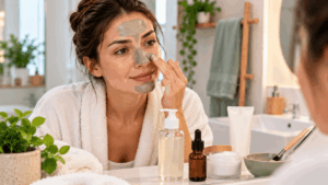 Routine efficace contre les points noirs BHA, nettoyage et argile