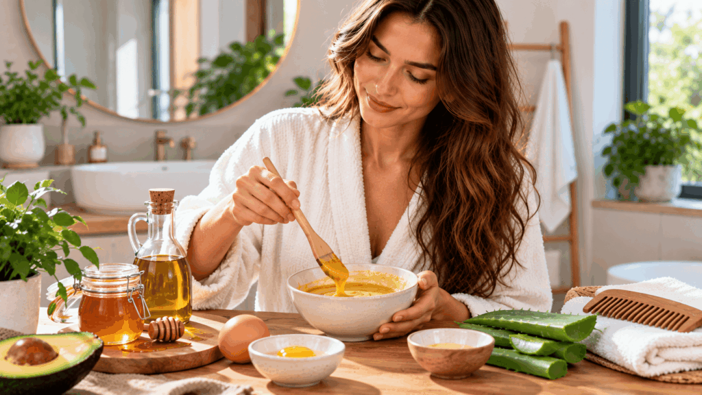 Comment faire un masque naturel pour cheveux ?